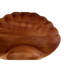 Interiors by Premier Kora 2 Compartment Clamshell Serving Dish