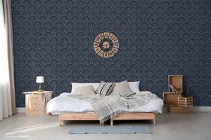 SK Filson Blue Divine Plates Wallpaper