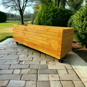 Norfolk Planter (Painted Wooden Planter - Choice of Colours Available) - L90 x W40 x H40 cm