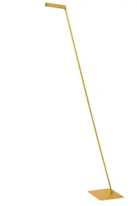 Lucide LAVALE - Floor reading lamp - LED Dim. - 1x3W 2700K - Ocher Yellow