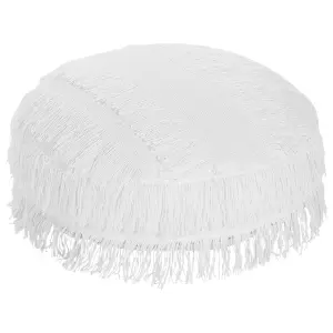 Floor Cushion OULAD Cotton White