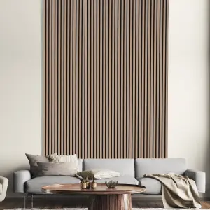 FN Acustico Walnut veneer Acoustic panel (L)2400mm (W)572.5mm, 7.2kg