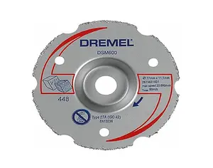 DREMEL DSM600 Multipurpose Carbide Flush Cutting Blade (To Fit: Dremel DSM 20 Compact Saw) (2615S600JB)