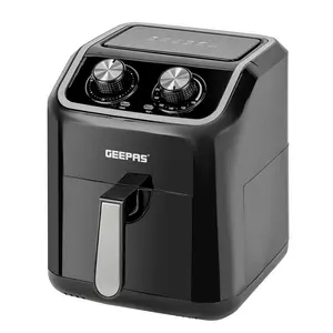 Geepas Vortex 5L Manual Air Fryer – Convection Air Fryer, 30 Minutes Timer