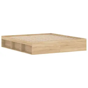 Berkfield Bed Frame Sonoma Oak 180x200 cm Super King Size