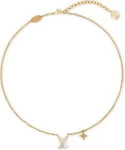 Louis Vuitton® - LV Iconic Necklace - Metal & Zircon - Gold - Women - Luxury