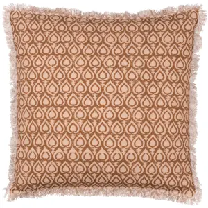 Yard Georgi Fringed Polyester Filled Cushion