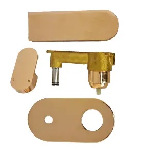 Basin Tap Wall Mounted Tap Gold Finish