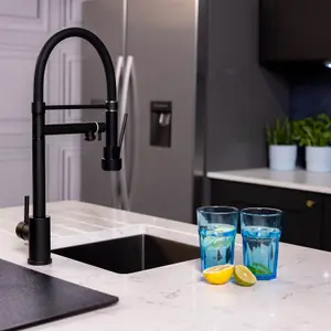 flode Mang Multi Use Kitchen Mixer Tap Matt Black