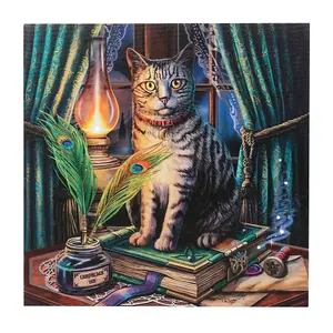 Lisa Parker Book Of Shadows Canvas Framed Plaque Blue/Green (One Size)