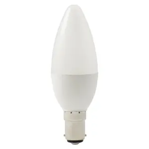 Diall B15 2.2W 250lm Frosted Candle Warm white LED Light bulb