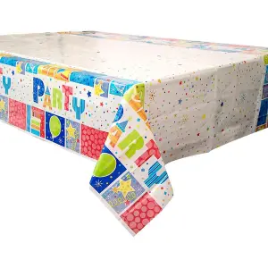 Icons Birthday Party Table Cover Multicoloured (One Size)