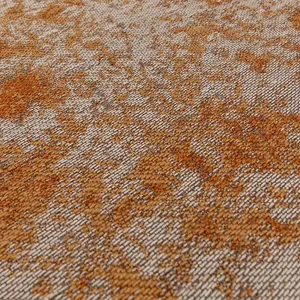 Orange Abstract Outdoor Rug, Abstract Stain-Resistant Rug For Decks Garden, 2mm Modern Outdoor Area Rug-160cm X 230cm