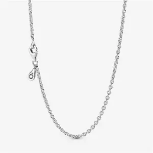 Pandora Cable Chain Necklace - Sterling Silver - Sz. 75 cm