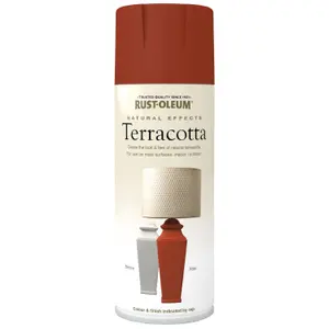 Rust-Oleum Natural effects Terracotta Matt Multi-surface Spray paint, 400ml