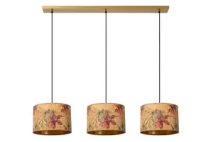 Lucide Tanselle Retro Pendant light - 3xE27 - Multicolor