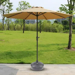 13L Heavy Duty Water Sand Fillable Parasol Base Stand Fits 35-38MM Parasol Poles