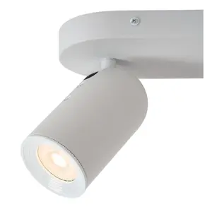 Lucide Punch Classic Ceiling spotlight - 2xGU10 - White