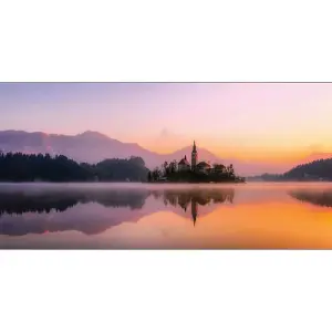 595x1195 Dreamy Lake Image Nexus Wi-Fi Infrared Heating Panel 700W - Electric Wall Panel Heater