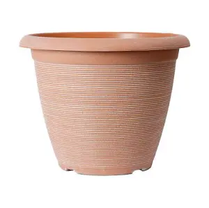 Helix Powdered Clay Planter Container For Growing Garden Flowers 10"