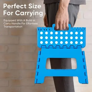 Folding Lightweight Step Stool Heavy Duty Portable Plastic Non Slip Multipurpose