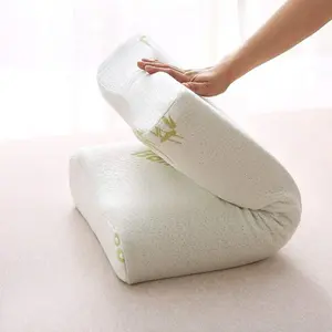 Contour Memory Foam Pillow With Free Bamboo Cover Cervical Massage Deep Sleep Neck Pillow Soft Support Removable Washable Cover