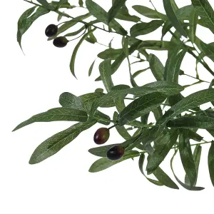 175cm H Artificial Olive Tree Decorative Plant in Planter Suitable for Office Living Room Outdoor