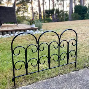 Richmond Steel Garden Lawn Edging (45cm x 41cm) - Single Panel