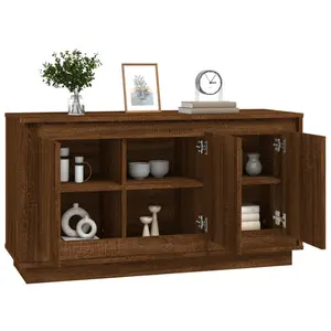 Alpen Home Sideboard Sonoma Oak 102X35x55 Cm Engineered Wood Brown Oak