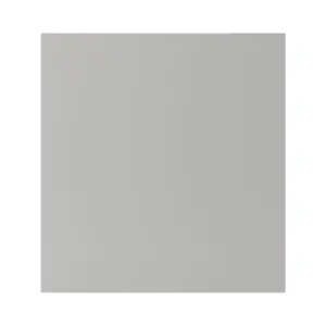 GoodHome Stevia Matt pewter grey Slab Tall appliance Cabinet door (W)600mm (H)633mm (T)18mm