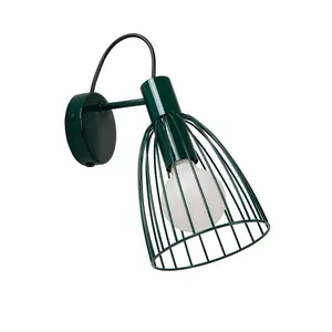 Lucide Macarons Retro Wall Light - 1xE27 - Green