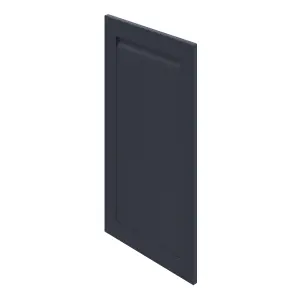 GoodHome Garcinia Integrated handle Matt navy blue Shaker Tall wall Cabinet door (W)500mm (H)895mm (T)20mm