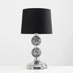 Korbin Metal Table Lamp Black / LED Bulb