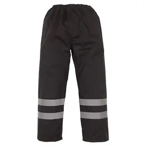 Yoko Mens Hi-Vis Waterproof Contractor Over Trousers (Pack Of 2)