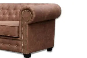 Furniture Stop - Hever™ Chesterfield Sofa Bed 2 Seater