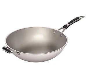 Chef King Stainless Steel Wok Pan For All Induction Wok Cookers