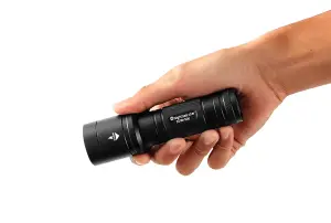 NightSearcher Zoom 500 Lumen, 4xAA Battery Powered Tactical Spot-to-Flood Torch