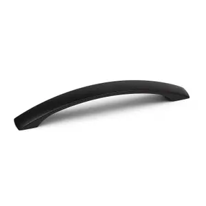 160mm Matt Black Cabinet Handle Dark Bridge Cupboard Door Drawer Pull Wardrobe Furniture Replacement Upcycle