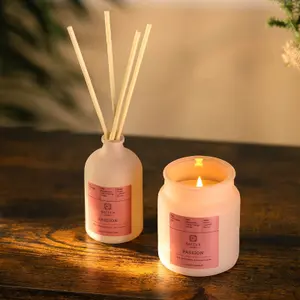 Scented Candle and Diffuser Set - Iris Cashmere