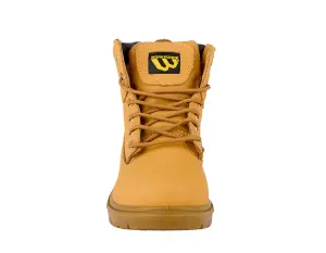 Workforce Honey Leather Comfort Safety Boots