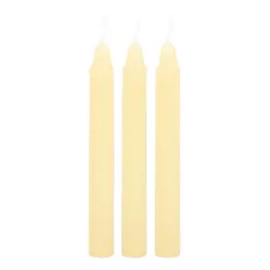 Something Different Happiness Spell Candles (Pack of 12) Yellow (One Size)