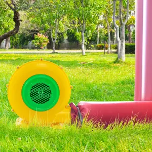 Costway Inflatable Blower 550W 0.6 HP Electric Bounce House Blower 1920 PA Air