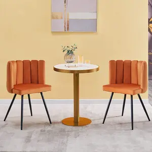 Lawrey Upholstered Dining Chair Orange