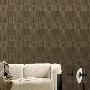 Galerie Boutique Collection Shimmery Geometric Bamboo Stripe Wallpaper