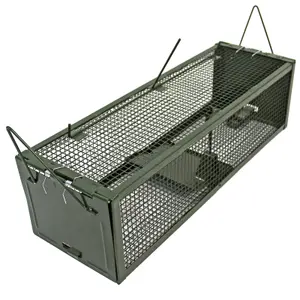 Rat Squirrel Trap Heavy Duty Metal Humane Vermin Mouse Rodent Cage Pest Catcher