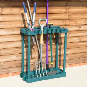 KCT Garden Tool Trolley Rack Storage Organiser