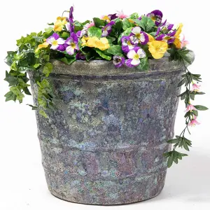 Primrose Large Tavolino Patina Ceramic Flared Planter 54cm