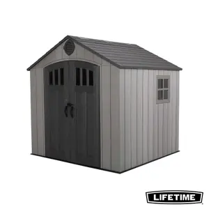 Lifetime 8 Ft. x 7.5 Ft. Outdoor Storage Shed