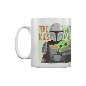 Star Wars: The Mandalorian The Kids With Me Mug Multicoloured (One Size)