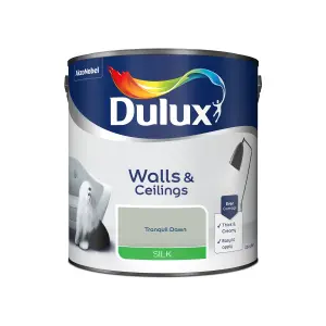 Dulux Walls & ceilings Tranquil dawn Silk Emulsion paint, 2.5L